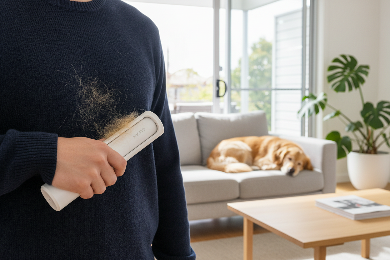 How to Remove Pet Hair from Clothes and Furniture